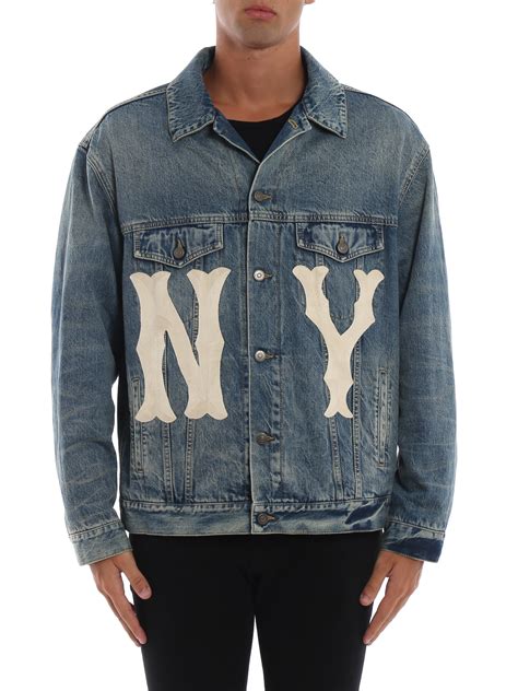 gucci ny denim jacket|gucci denim jacket modern.